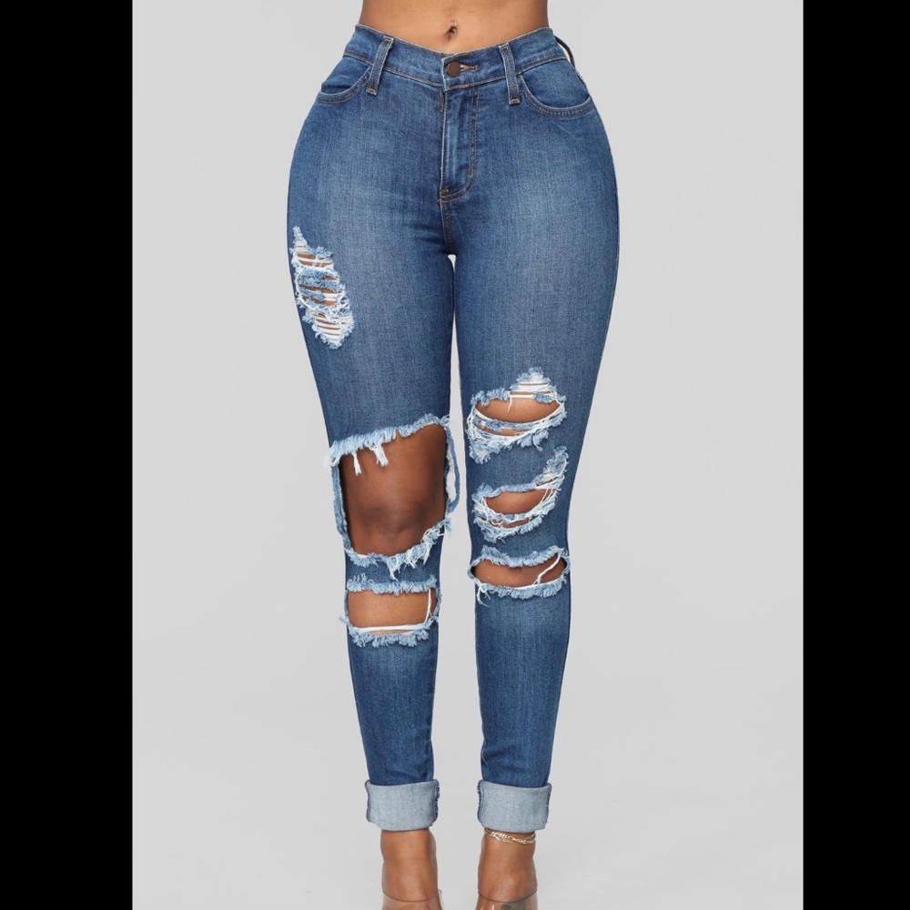 Fashion Nova Beach Bum Jean (NEVER WORN)